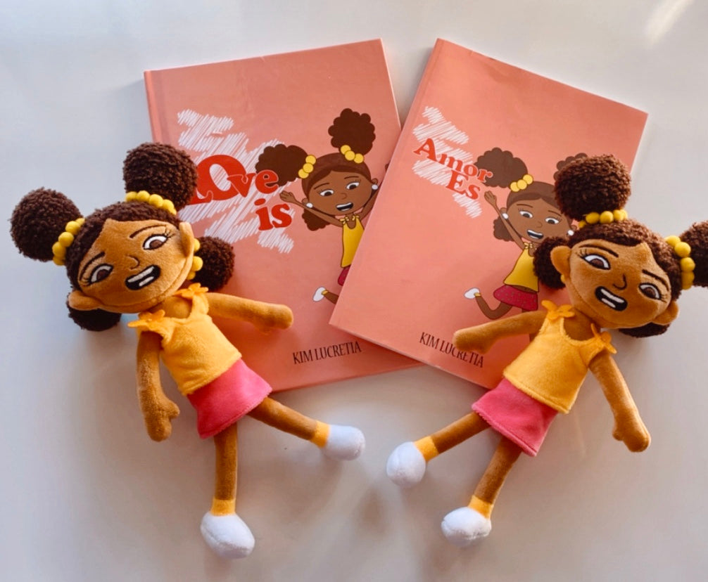 Love is doll-tote & book bundle