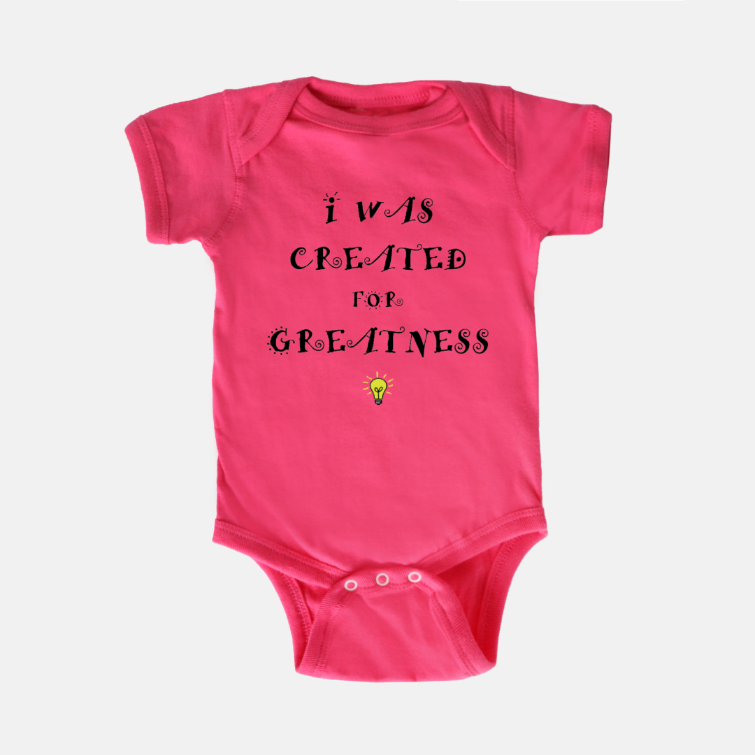 Created for Greatness Onesie (Baby & Toddler)